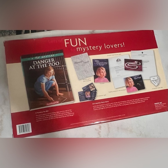 American Girl Kit's Mystery Party Board Game Host a Mystery Complete Set Sealed - Picture 4 of 6